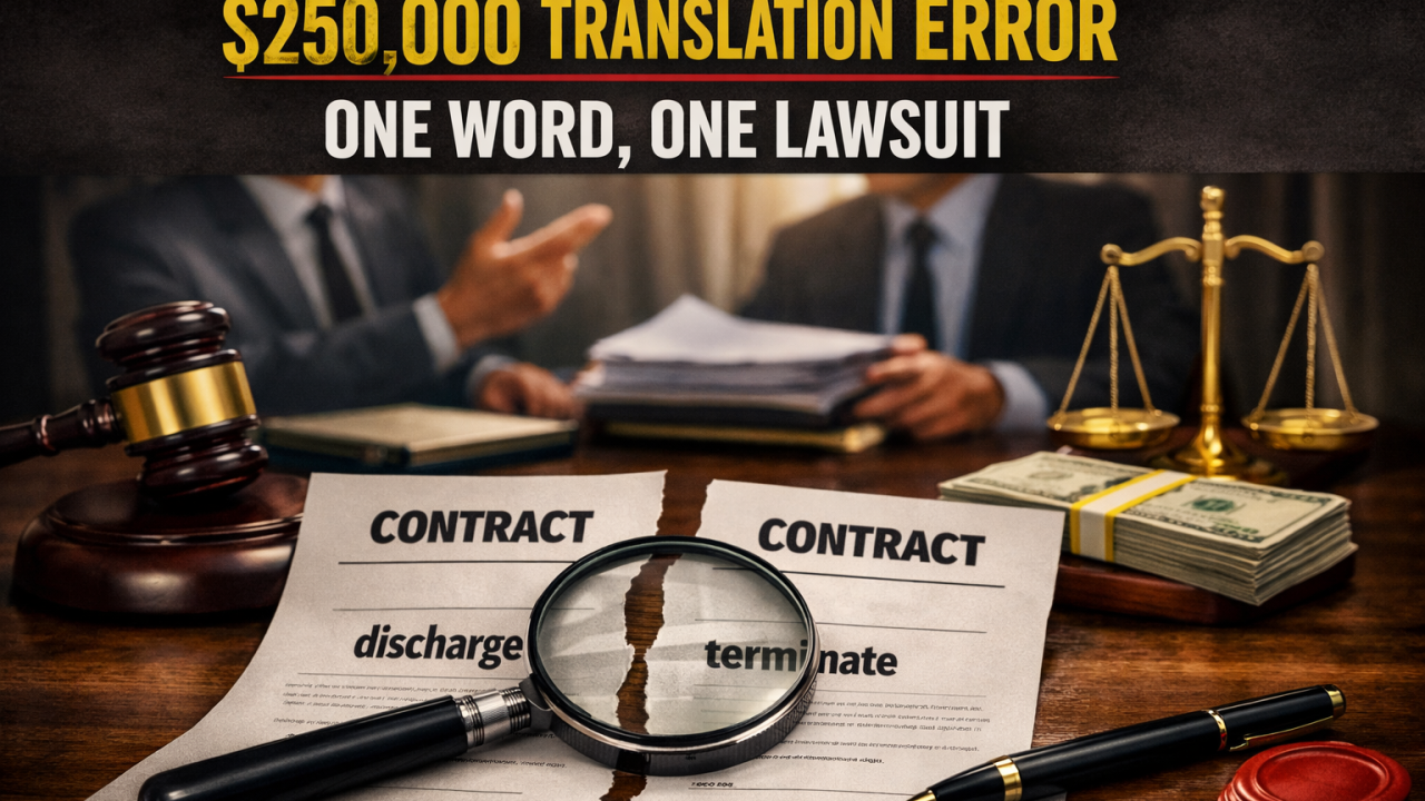Professional certified legal translation for employment contracts, HR documents, and court-approved legal documents across global jurisdictions.
